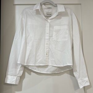 Abercrombie & Fitch Oversized Long Sleeve Button Down